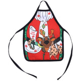 4pcs Small Apron Bottle Wine Cover Table Dinner Wine Bottle Cover christmas apron Xmas navidad Christmas Decorations for home - Wines Club