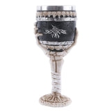 Coolest Gothic Resin Skull Goblet Retro Claw Wine Glass Cocktail Glasses E5M1 - Wines Club
