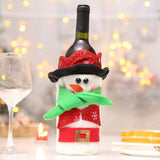 Lovely Santa Clause Snowman Wine Bottle Bag Champagne Holder Gift Bags Christmas Decoration For Home Party Table Decoration 2019 - Wines Club