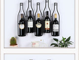 European-style  holder Metal  wine rack wall red wine rack wall hanging living room dining room bar wine cabinet wine bottle - Wines Club