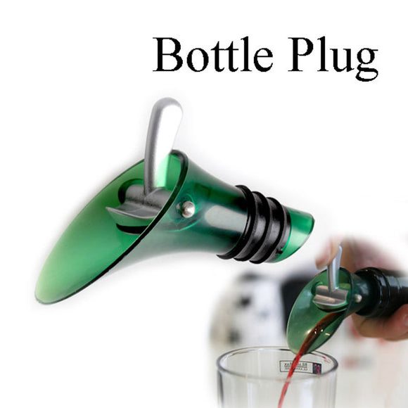 Wine Bottle Holder Beverage Wine Stopper Cap Pourer Shutoff Silicone Seal Bottle Plug Pouring without Drips Bar Accessories - Wines Club