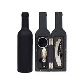 Creative Multifunction Stainless Steel Can Opener Wine Bottle Corkscrew Set Bottle-Shaped Holder Bottle Jar Opener Gift - Wines Club