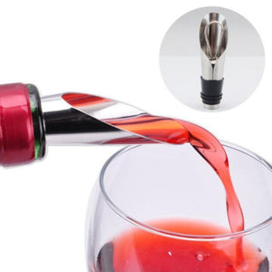 Wine Pourers Stainless Steel Wine Funnel Bottle Pourer Dumping Wine Stoppers Plug Bar Tools Rolhas dos vinhos - Wines Club
