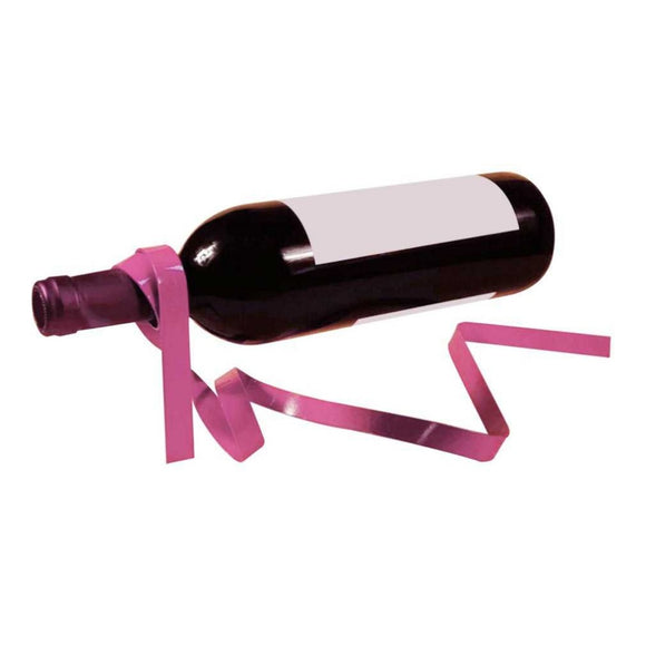 Magic Suspended Ribbon Wine Rack Suspension Wine Stand Iron Rack Bottle Holder Bar Wedding Party Decoration Silk Rope 6 Colors - Wines Club