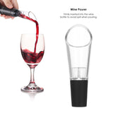 New Pump Air Pressure Wine Bottle Opener Corkcrew with Foil Cutter & Wine Pourer & Vacuum Stopper - Wines Club