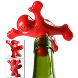 Happy Male Red Wine Stopper Small Human Red Wine Stopper - Wines Club
