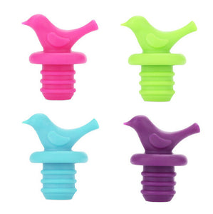 Bird Shaped Silicone Reusable Wine Bottle Caps Beer Sealer Wine Stoppers Bottle Stopper Wine Bottle Cork - Wines Club