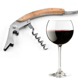1pcs  Wood Handle Professional Wine Opener Multifunction Portable Screw Corkscrew Wine Bottle Opener Cook Tools - Wines Club