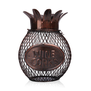 TOOARTS Pineapple wine cork container  Handcrafts home decoration  Decorations  Practical crafts - Wines Club