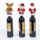Santa Claus red wine set Christmas creative champagne red wine bottle set Christmas decorations Christmas red wine bottle set - Wines Club
