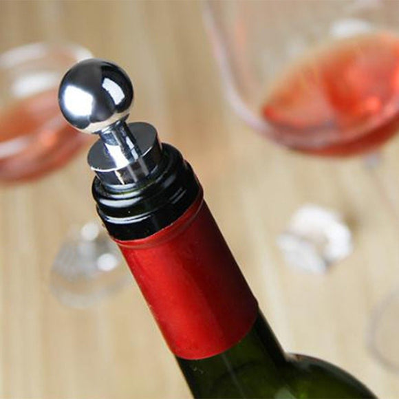 Metal Bottle Stopper Wine Storage Twist Cap Plug Reusable Vacuum Sealed - Wines Club