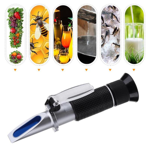 Alcohol Refractometer Sugar Grape Wine Concentration 0~25% Alcohol 0~40% Brix Tester Meter Handheld Tool - Wines Club