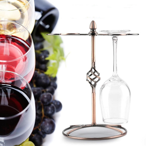 Red Wine Glass Stemware Hanger Holder Hanging Rack Shelf Bar - Wines Club