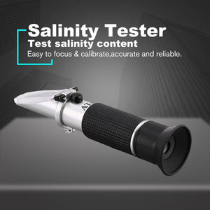 Handheld Refractometer 0-32% Sugar 0-28% Salinity Concentration Optical Wine Content Meter Mini ATC Measuring Tester - Wines Club