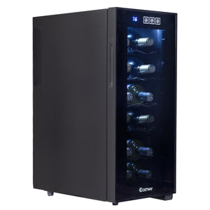 12 Bottle Standing Thermoelectric Wine Cooler - Wines Club