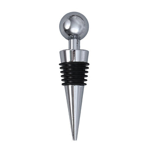 Round Head Short Mandrel Wine Bottle Stopper Reusable Wine Saver Cap Stainless Steel Champagne Sealer for Wedding Party Bar - Wines Club