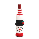 Christmas Wine Bottle Cover Bag Santa Claus Snowman Champagne Wrap Clothes for Table Holiday Decorations Gift - Wines Club