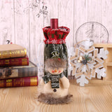Wine Bottle Cover Bags Decor Home Party Xmas Elk Clothes Christmas - Wines Club
