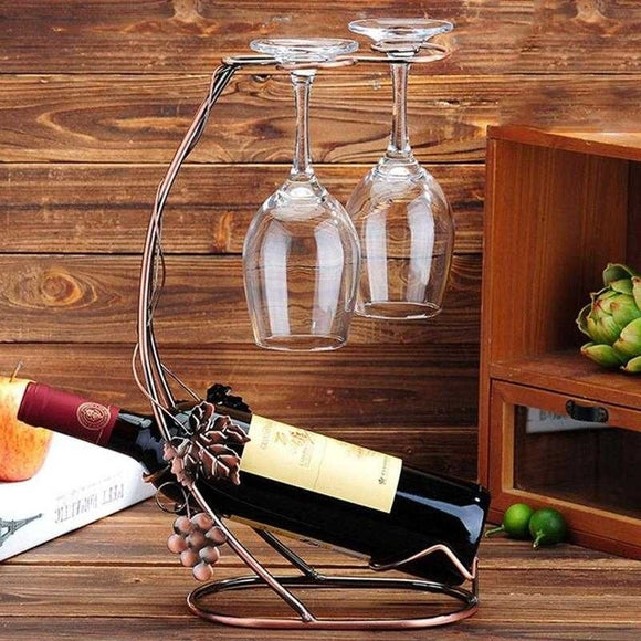 Wine Holders Rack Bottle Goblet Holder Wine Glass Cup Wine Holders - Wines Club