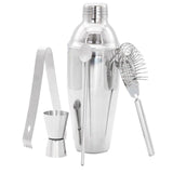 5pcs 16pcs/set Stainless Steel Wine Mixer Liquor Red Wine Cocktail Shaker Ice Clip Bucket Stopper Bartender Drink Party Bar Tool - Wines Club