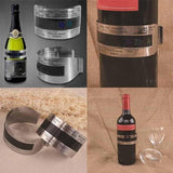 New Stainless Wine Bottle Thermometer LCD Display Serving Bracelet Party Checker - Wines Club