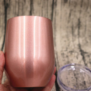 Egg Mug Wine Glass Double Wall Stainless Steel Vacuum Insulated Mug Drinking Coffee Tea Stainless Steel Beer Cup - Wines Club