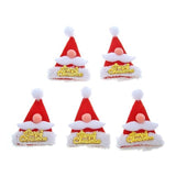 5pcs Christmas Decorations for Home Champagne Red Wine Bottles Covers Wine Stoppers Cap Bar Table Decor - Wines Club